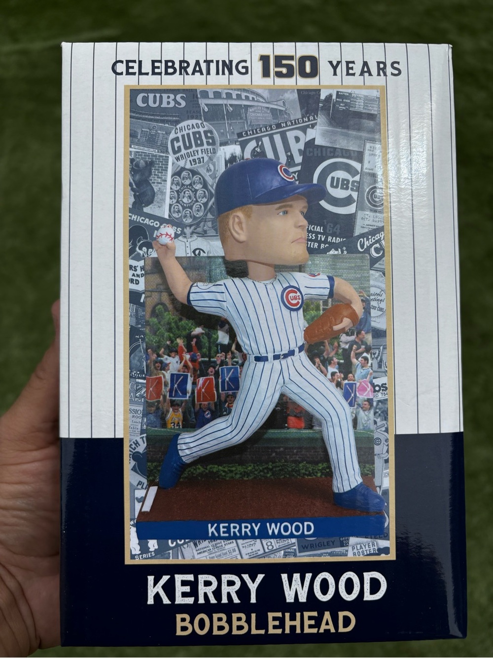Kerry Wood Chicago Cubs Bobblehead 5-2-26 SGA new in box